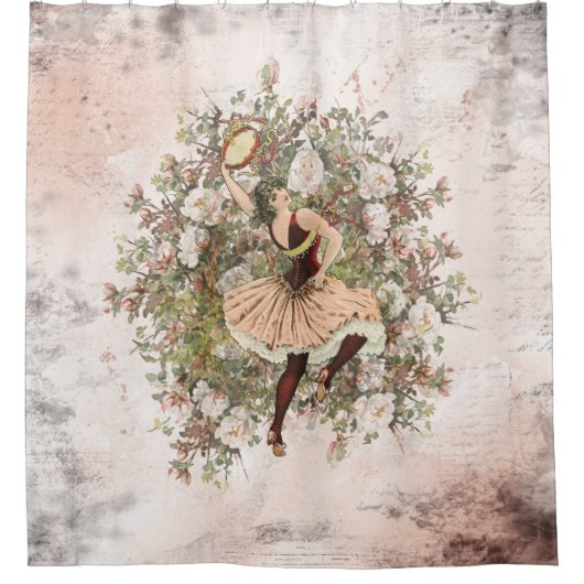 dansende gypsy douchegordijn (Voorkant)