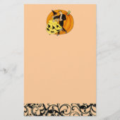 Dansende Halloween Couple Briefpapier (Voorkant)
