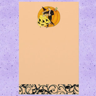 Dansende Halloween Couple Briefpapier