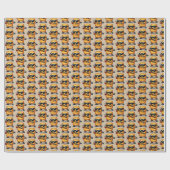 Dansende Hash Brown Cadeaupapier (Vlak)
