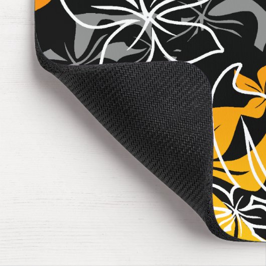 Dansende Hibiscus Mousepad Muismat (Hoek)