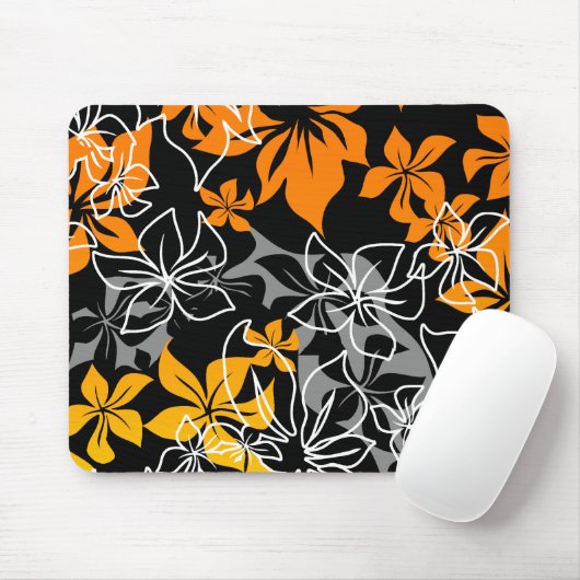 Dansende Hibiscus Mousepad Muismat (Met muis)