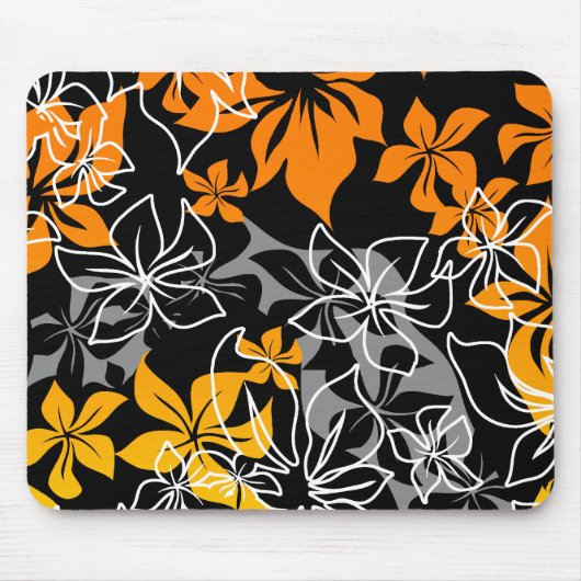 Dansende Hibiscus Mousepad Muismat (Voorkant)