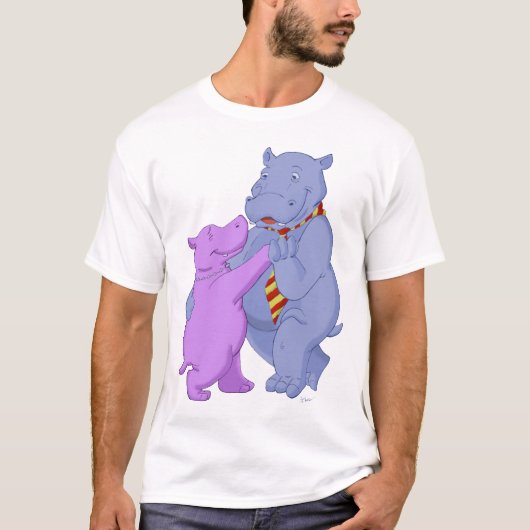 Dansende Hippo Tango T-Shirt (Voorkant)