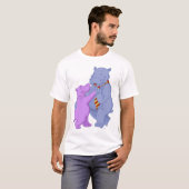 Dansende Hippo Tango T-Shirt (Voorkant volledig)