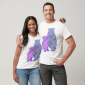 Dansende Hippo Tango T-Shirt (Unisex)