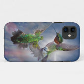 Dansende Hummingvogels iPhone 5 Hoesje (Achterkant (horizontaal))
