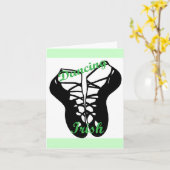 Dansende Ierse briefkaart (Gele Bloem)