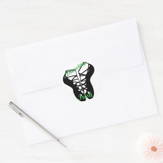 Dansende Ierse sticker (Envelop)