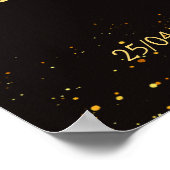 Dansende indiase paar chique receptie welkomstbord poster (Hoek)