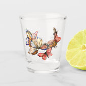 Dansende insecten shot glas (Voorkant)