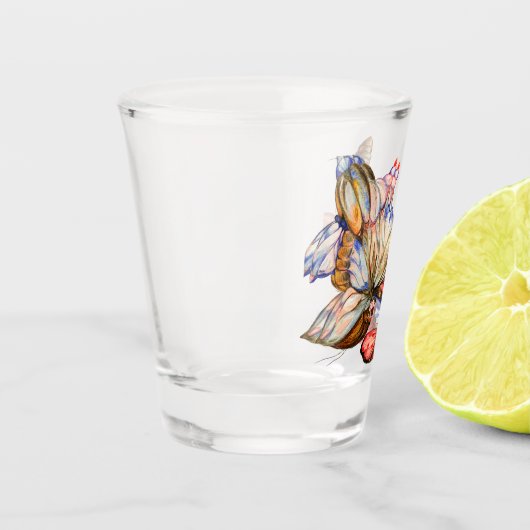 Dansende insecten Shot glass Shot Glas (Links)
