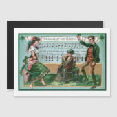 dansende Irish Couple met muziek (Voorkant / Achterkant)