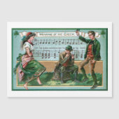 dansende Irish Couple met muziek (Voorkant)
