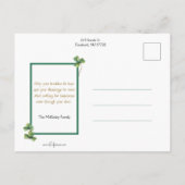 dansende Irish Couple met muziek Feestdagenkaart (Achterkant)