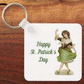 Dansende Irish Lass Sleutelhanger (Voorkant)