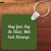 Dansende Irish Lass Sleutelhanger (Achterkant)