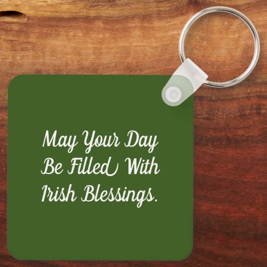 Dansende Irish Lass Sleutelhanger (Achterkant)