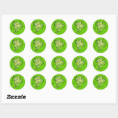 Dansende Irish Shamrock n Roll 08 Sticker (Vel)