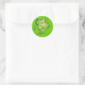 Dansende Irish Shamrock n Roll 08 Sticker (Tas)