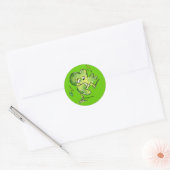 Dansende Irish Shamrock n Roll 08 Sticker (Envelop)
