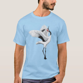Dansende Japanse kraan Mannen T-Shirt