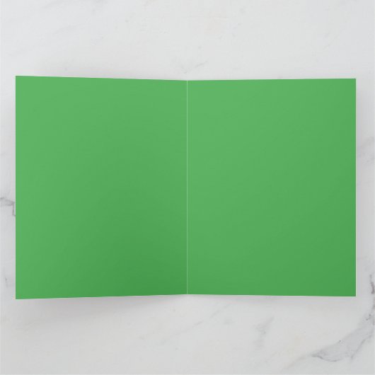 Dansende kabouter, St. Patrick's Day-animatie  Kaart (Binnen)