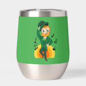 Dansende kabouter, St. Patrick's Day cartoon (Achterkant)