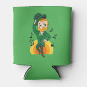 Dansende kabouter, St. Patrick's Day cartoon Blikjeskoeler (Voorkant)