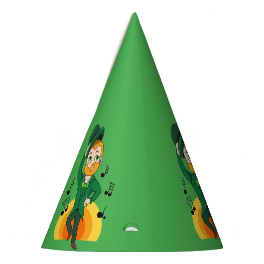 Dansende kabouter, St. Patrick's Day cartoon Feesthoedjes (Links)