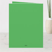 Dansende kabouter, St. Patrick's Day cartoon Kaart (Achterkant)