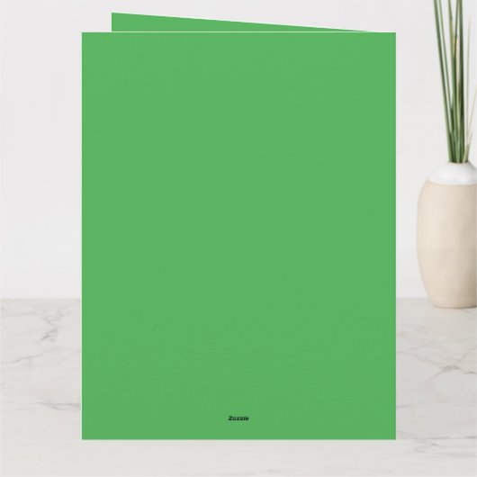 Dansende kabouter, St. Patrick's Day cartoon Kaart (Achterkant)