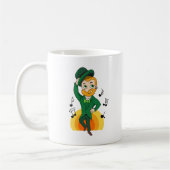 Dansende kabouter, St. Patrick's Day cartoon Koffiemok (Links)