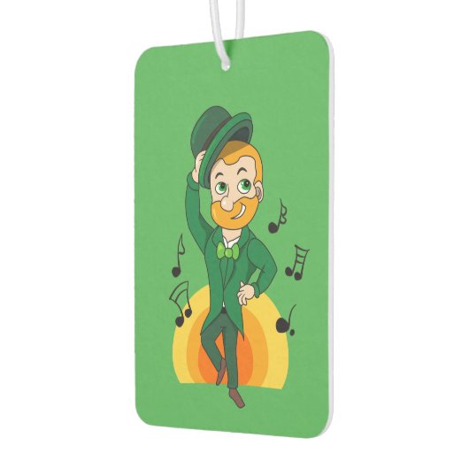 Dansende kabouter, St. Patrick's Day cartoon Luchtverfrisser (Links)