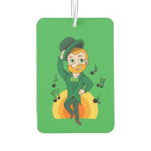 Dansende kabouter, St. Patrick's Day cartoon Luchtverfrisser (Achterkant)