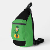 Dansende kabouter, St. Patrick's Day cartoon Sling Bag (Rechterhoek)