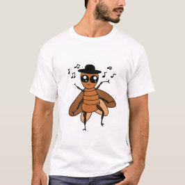 dansende kakkerlak t-shirt