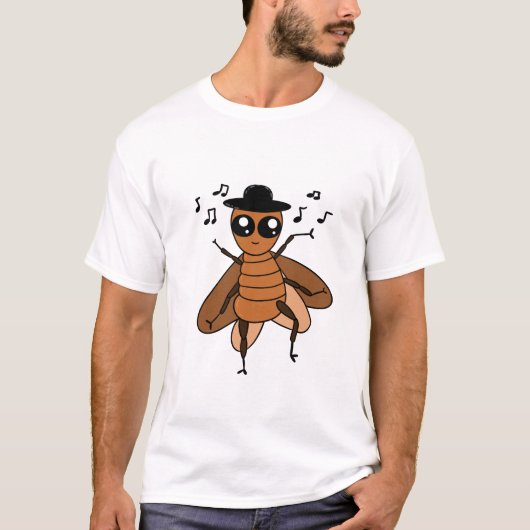 dansende kakkerlak t-shirt (Voorkant)