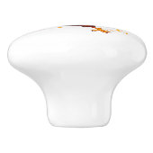 Dansende kalkoen keramische knop (Zijkant)