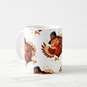 Dansende kalkoen koffiemok (Voorkant links)