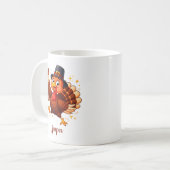 Dansende kalkoen koffiemok (Voorkant links)