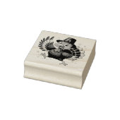 Dansende kalkoen rubberstempel (Stempel)