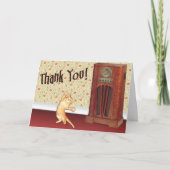 Dansende kat bedankt (Voorkant)