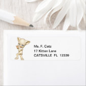 Dansende Kat Return Address Labels (Insitu)