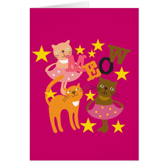 Dansende katten (Voorkant)