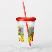 Dansende katten acryl drinkbeker (Links)