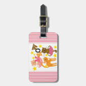 Dansende katten bagagelabel (Voorkant verticaal)