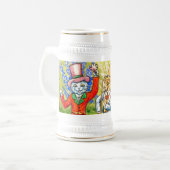 Dansende katten bierpul (Voorkant links)