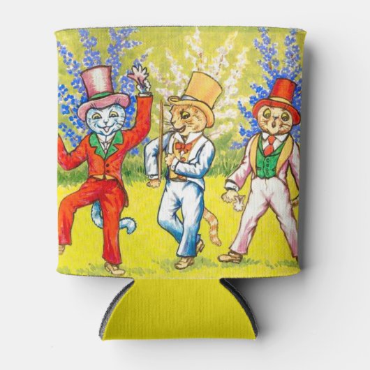 Dansende katten blikjeskoeler (Voorkant)