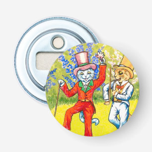 Dansende katten button flesopener